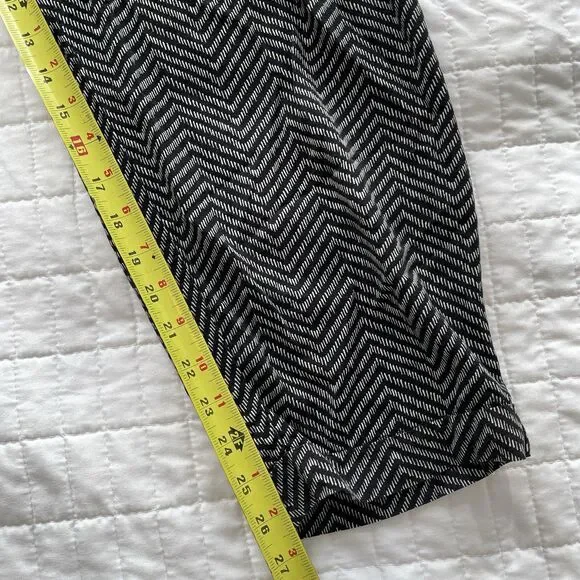 Old Navy Black Soft Pants Boho Print Ankle Cropped Lounge Bottoms Womens Size XL - Picture 11 of 11